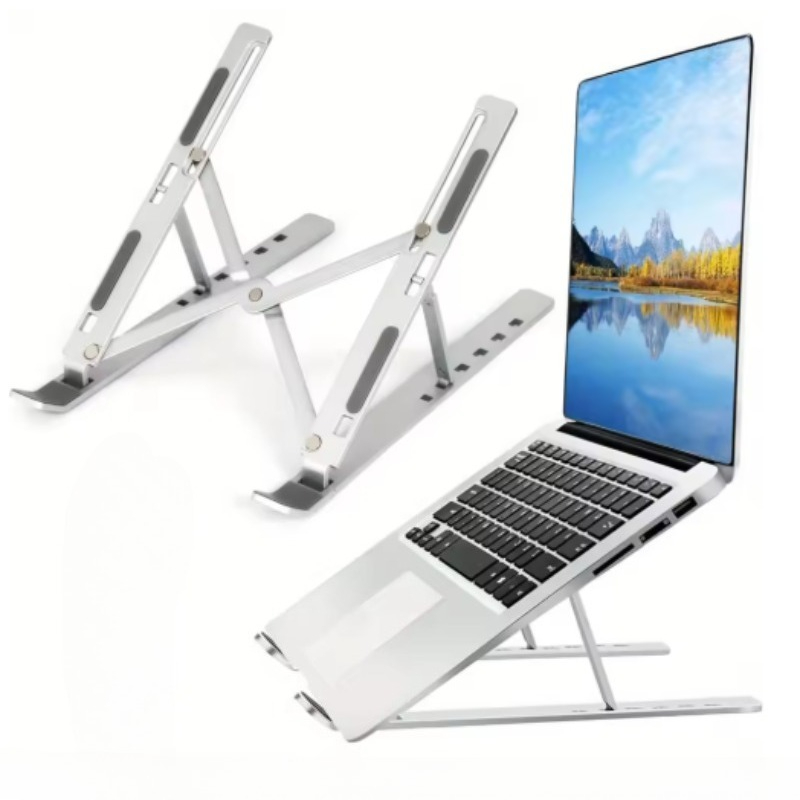 Growth Chart Ruler - Adjustable Aluminum Laptop Stand - 6-Level