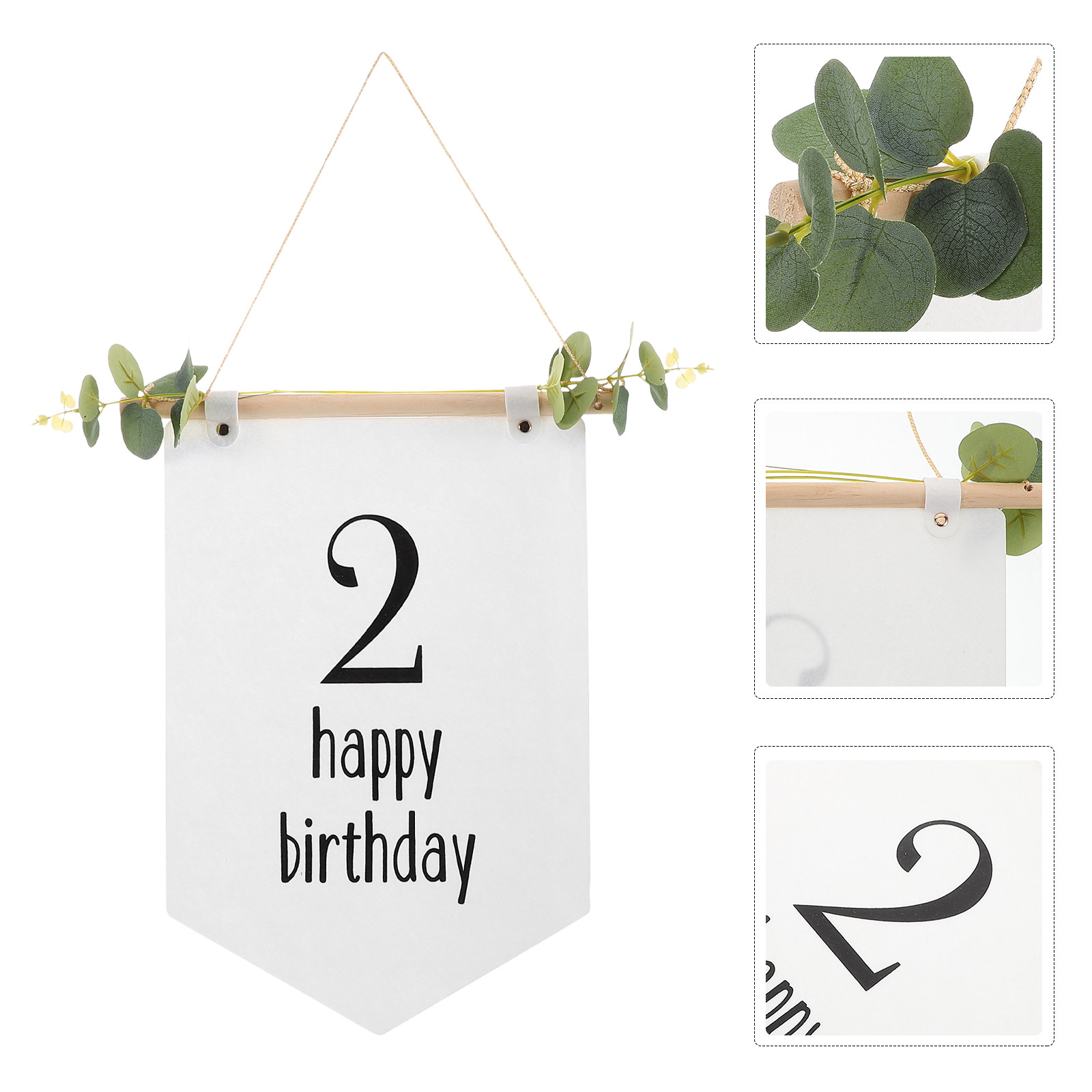 Baby Nursery Bunting - Felt Birthday Banner Birthday Decorations Kids