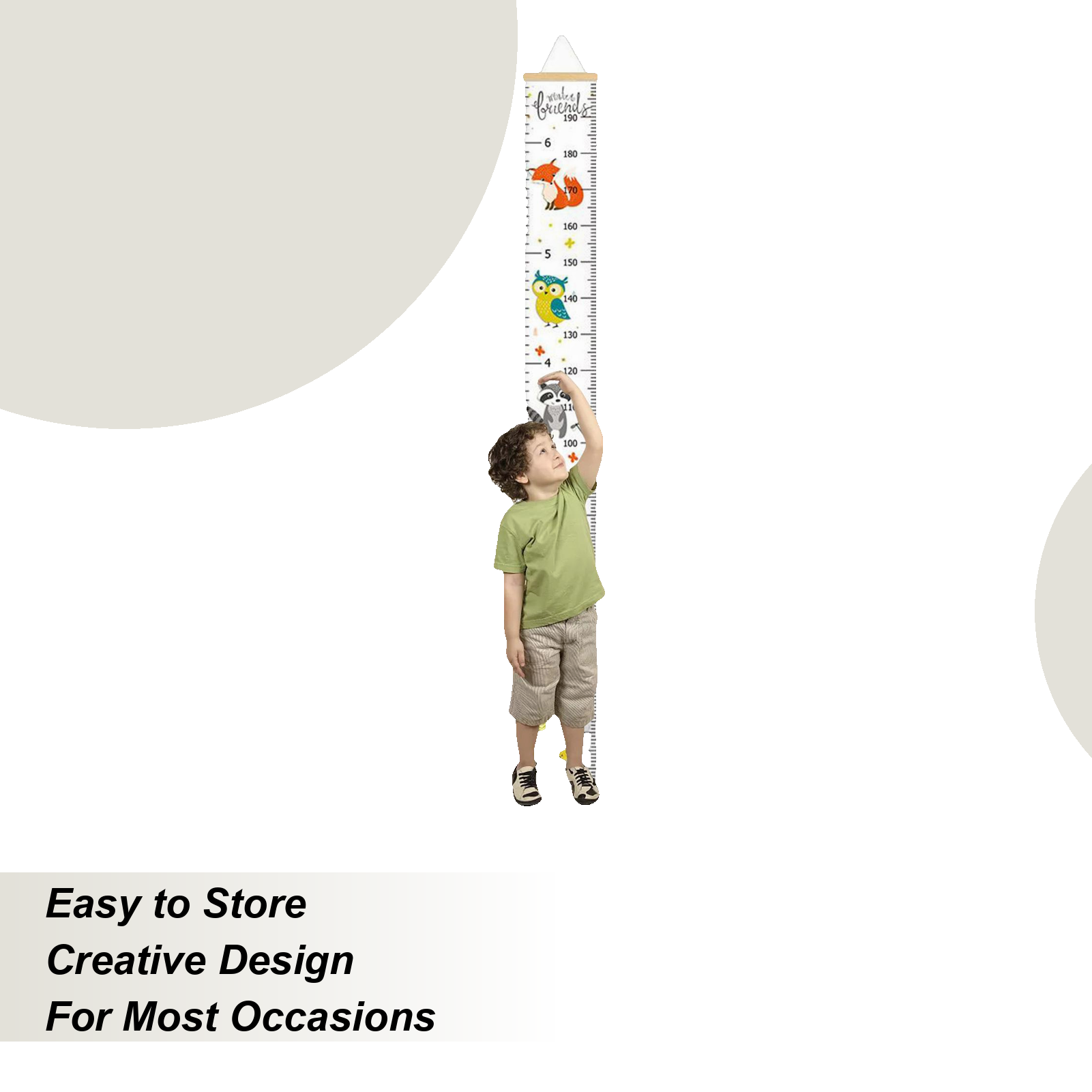Growth Chart Ruler - Height Chart For Kids Measuring Growth