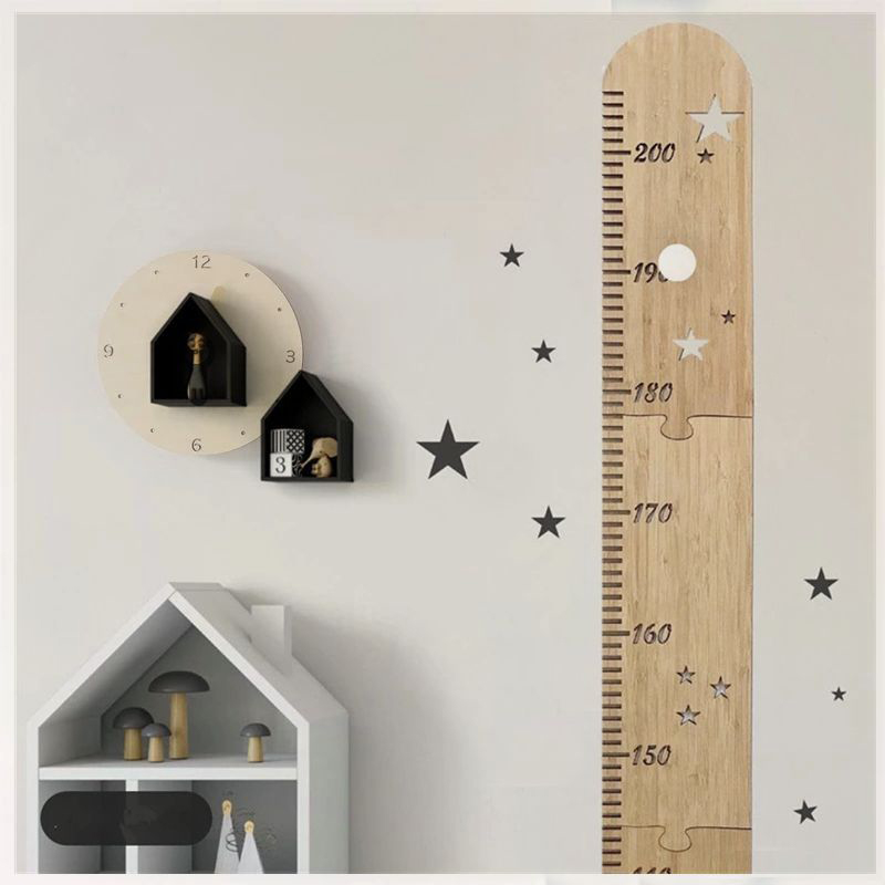 5 Sheets Nordic Wooden Kids He - Growth Chart Ruler review and price