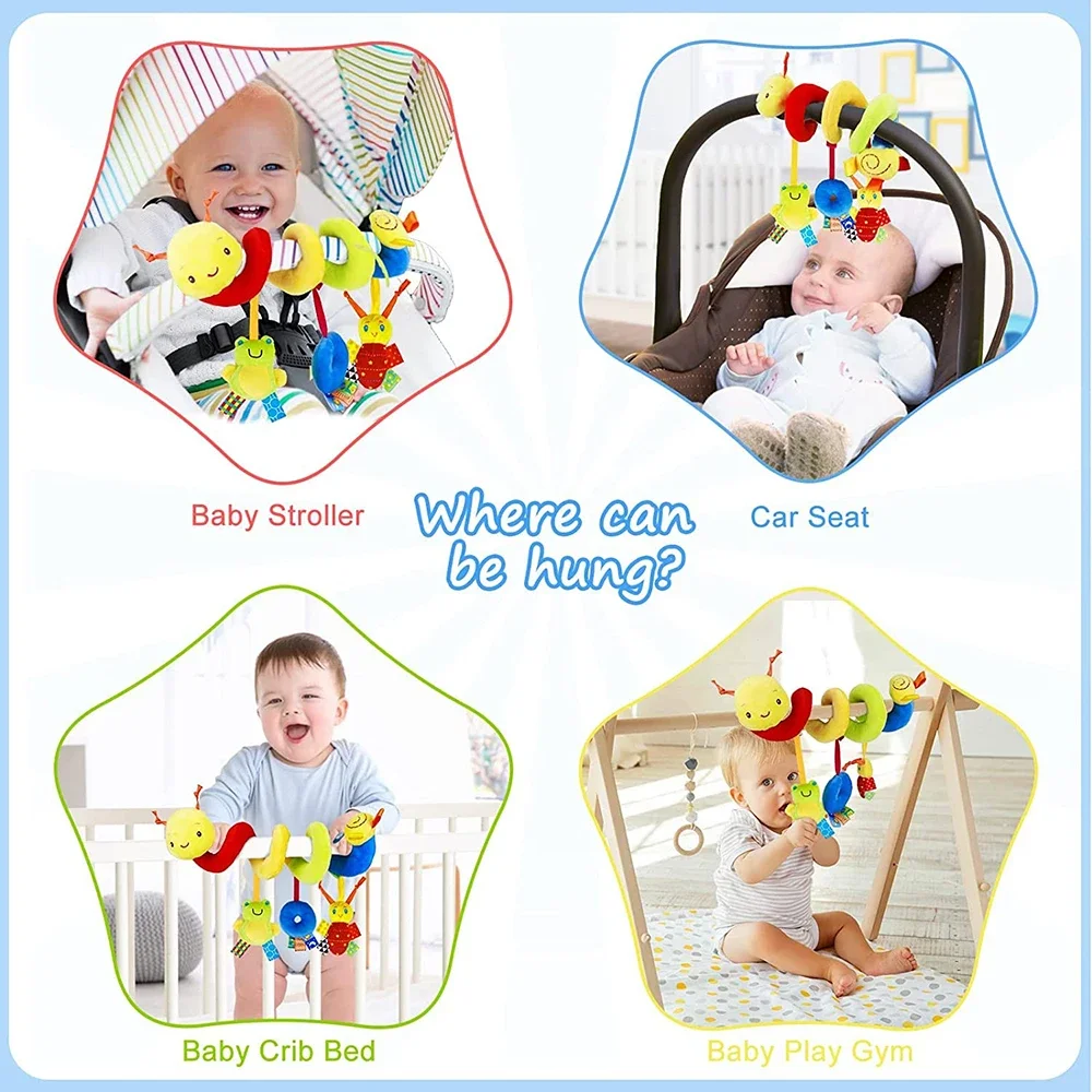 Spiral Stroller Toys Newborn P - Baby Nursery Mobile review and price