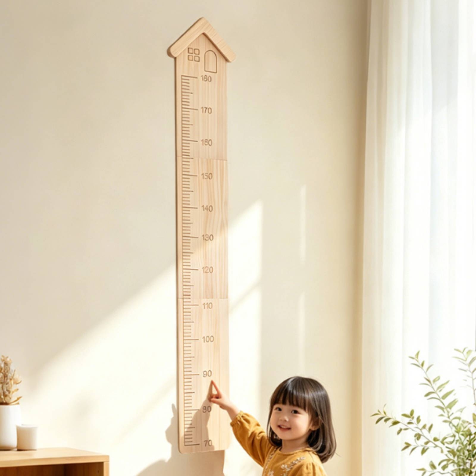 Wooden Growth Chart House-Shap - Growth Chart Ruler review and price