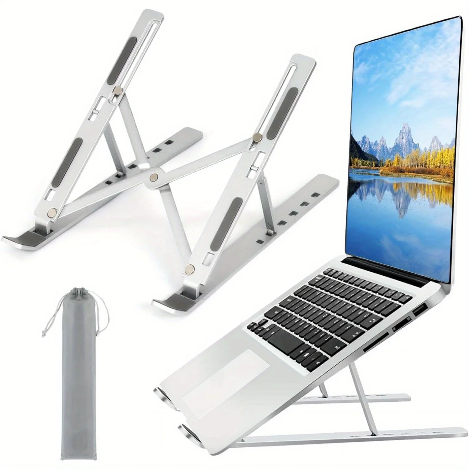 Adjustable Aluminum Laptop Sta - Growth Chart Ruler review and price
