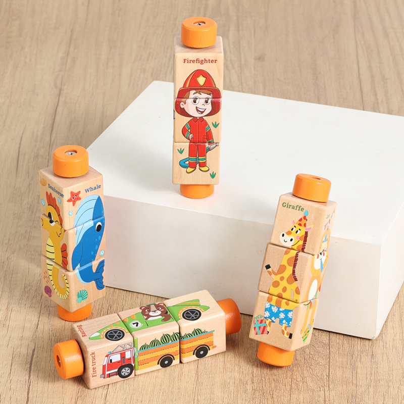 Baby Wooden Rotating Jigsaw Pu - Baby Nursery Mobile review and price