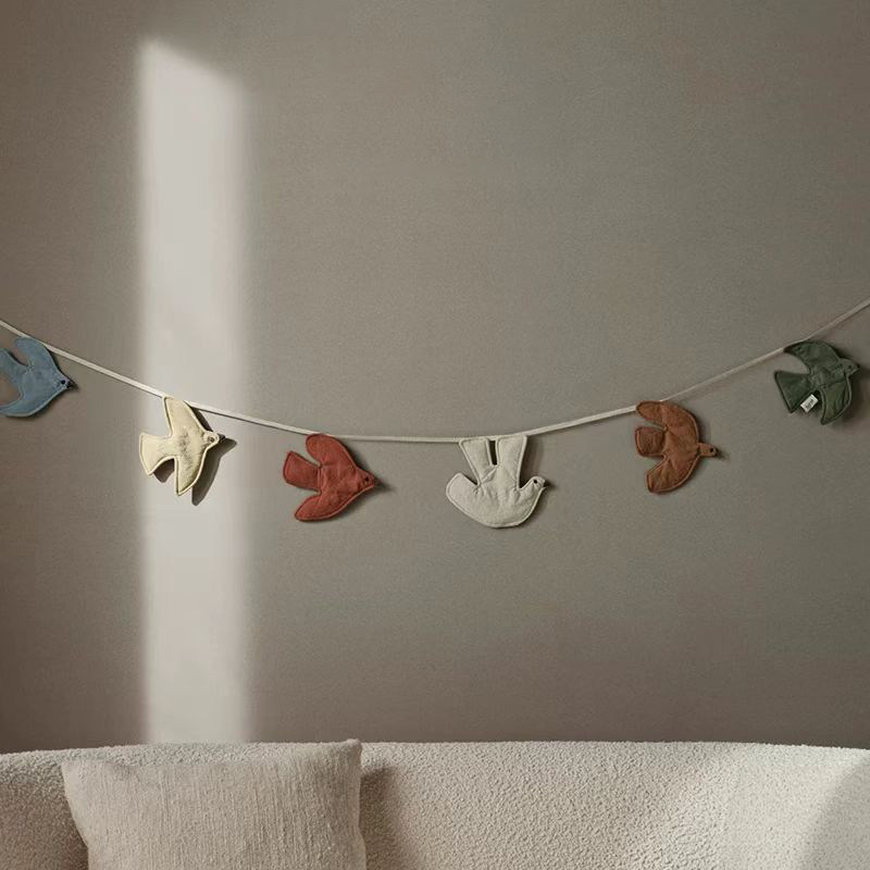 Nordic Ins Style Bird Hanging  - Baby Nursery Bunting review and price