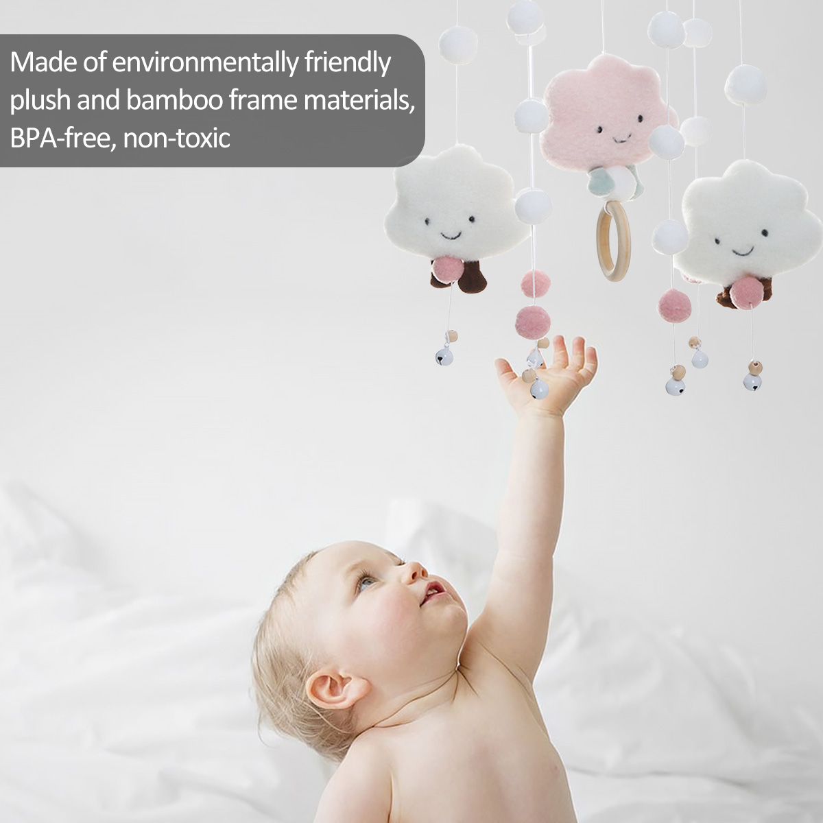 Mobile Wind Chimes with Cloud  - Baby Nursery Mobile review and price