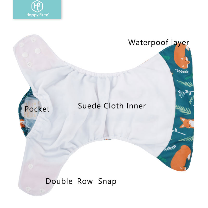 HappyFlute 8 diapers+8 Inserts - Diaper Pail Odor review and price