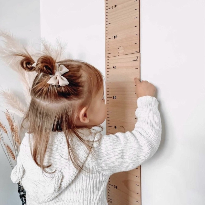 Nordic Wooden Kids Height Grow - Growth Chart Ruler review and price