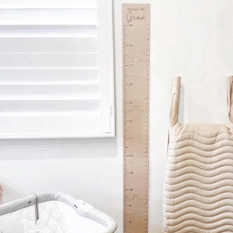 Nordic Wooden Kids Height Grow - Growth Chart Ruler review and price