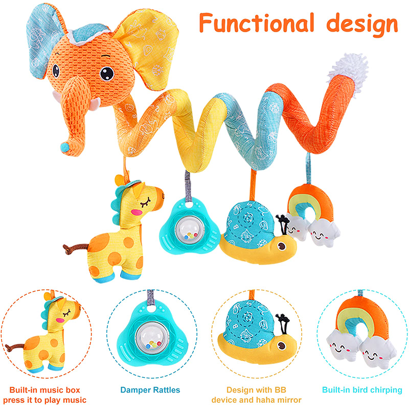 Car Seat Toys Infant Color Ele - Baby Nursery Mobile review and price