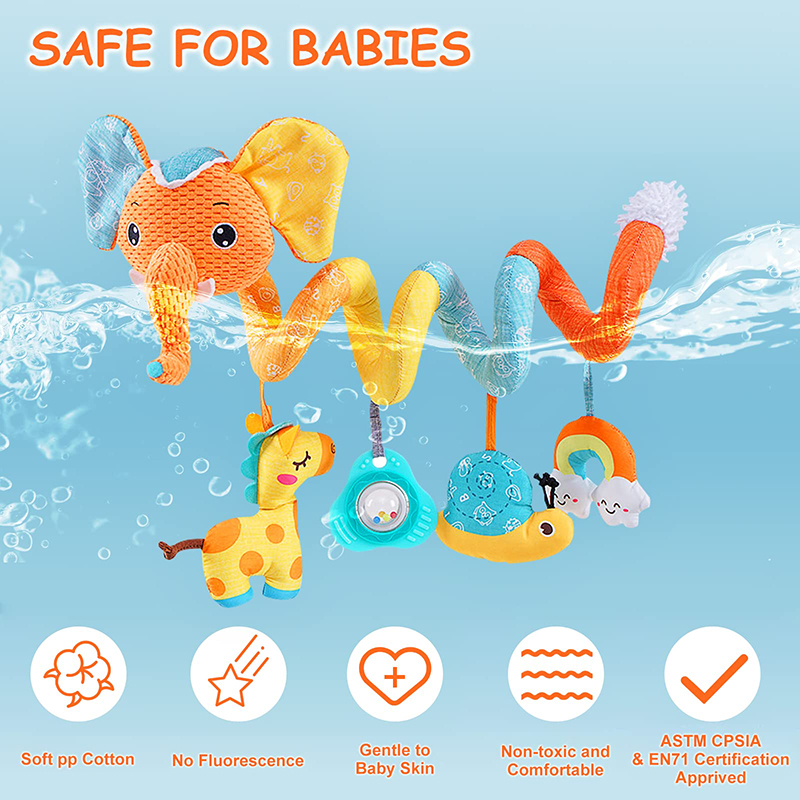 Car Seat Toys Infant Color Ele - Baby Nursery Mobile review and price